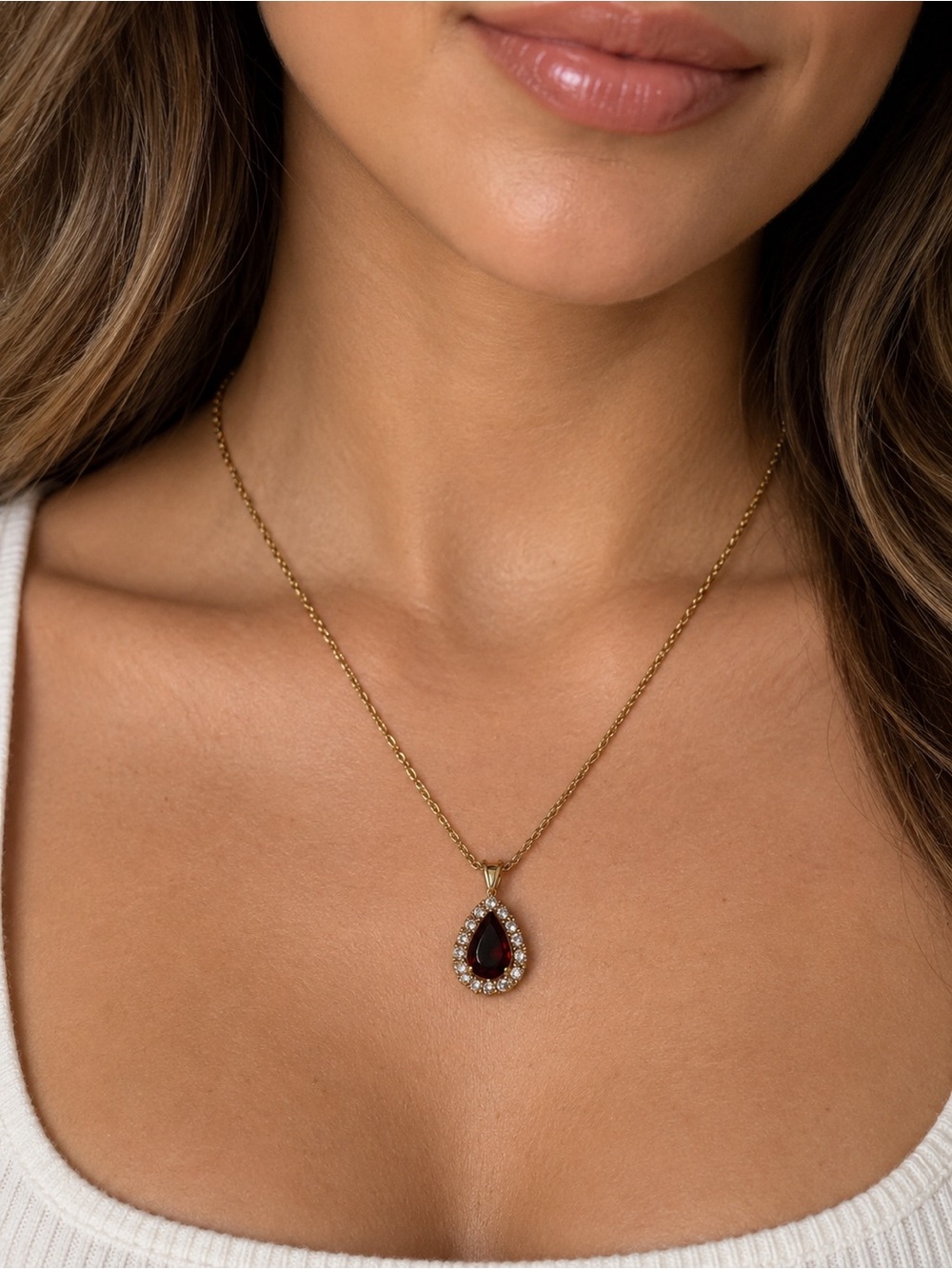 |Avon| Vintage Birthstone Pendant Necklace